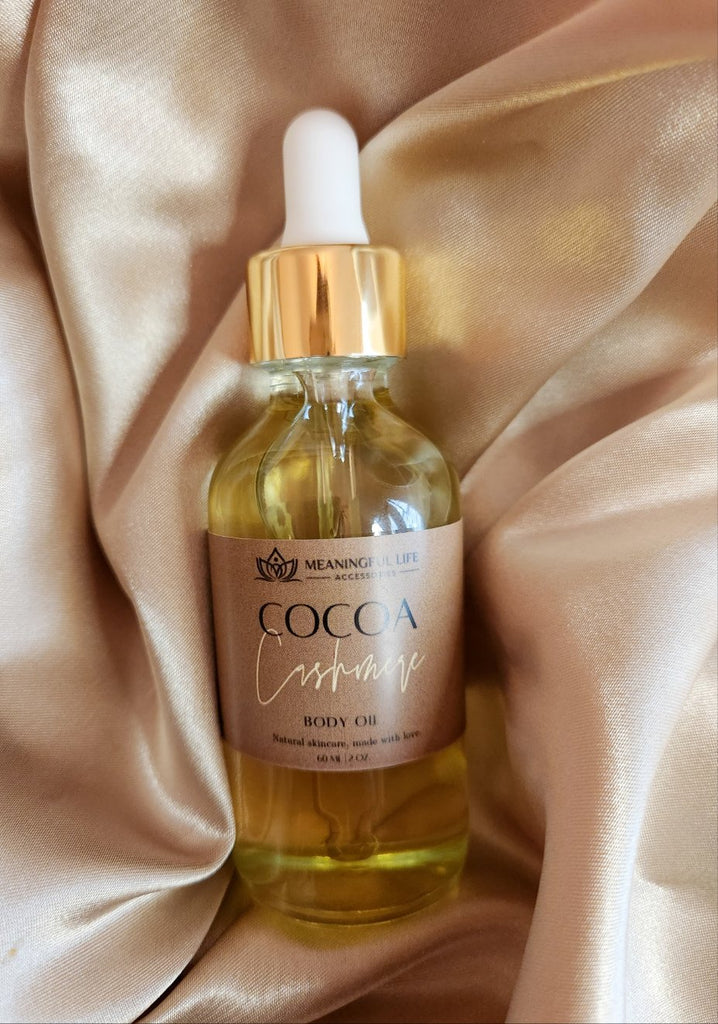 Cocoa Butter Cashmere body oil – Meaningful Life Accessories
